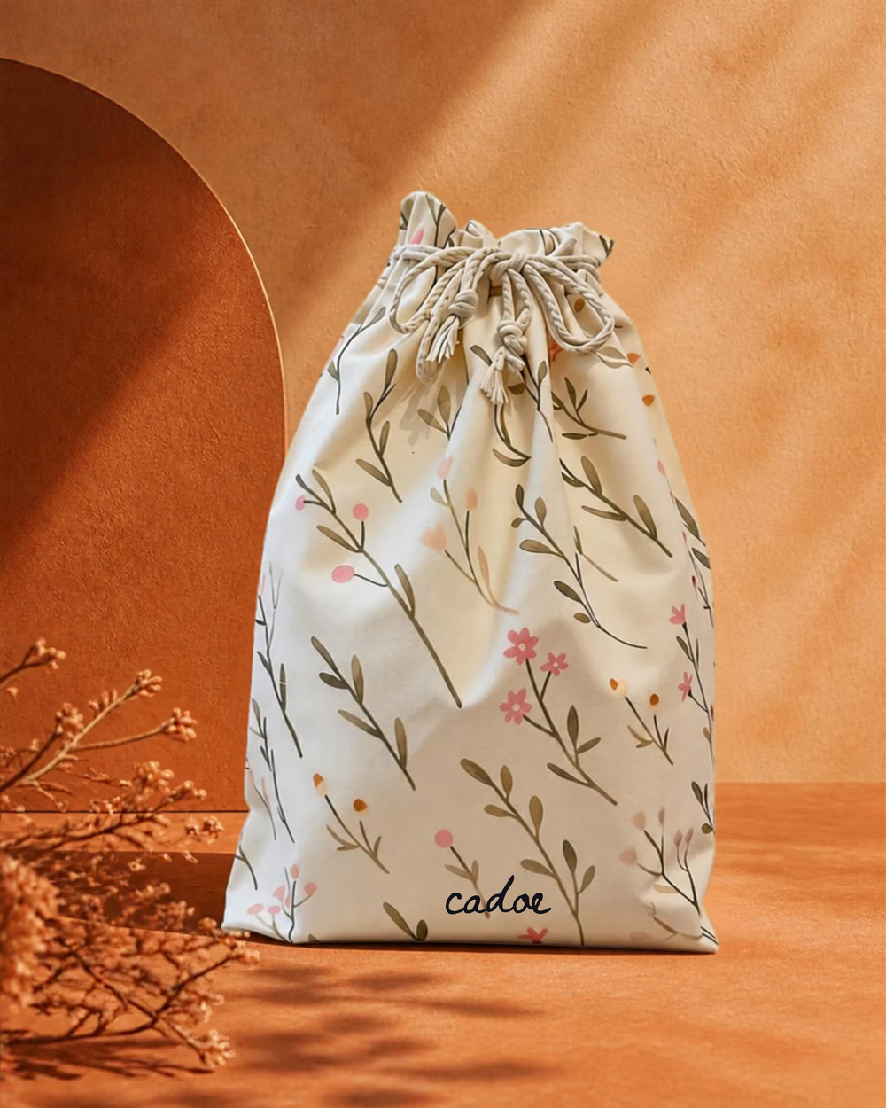 Cadoe Meadow Canvas Gift Bags, Pack of 4